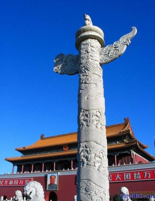 北京天安门华表
