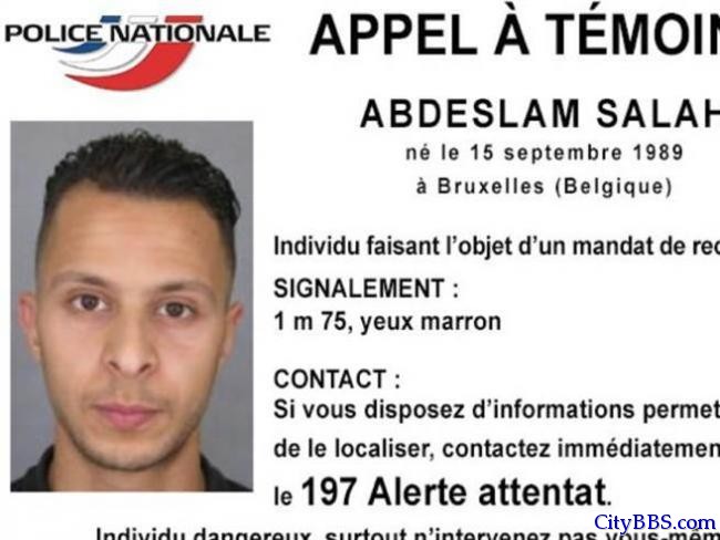 巴黎恐袭主嫌：已准备好在布鲁塞尔重启攻击