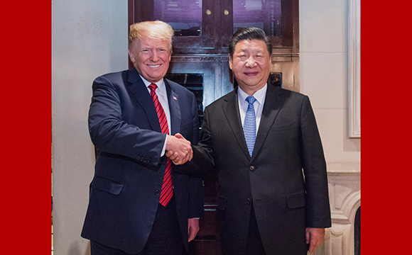 习近平同特朗普G20后开始举行中美元首会晤