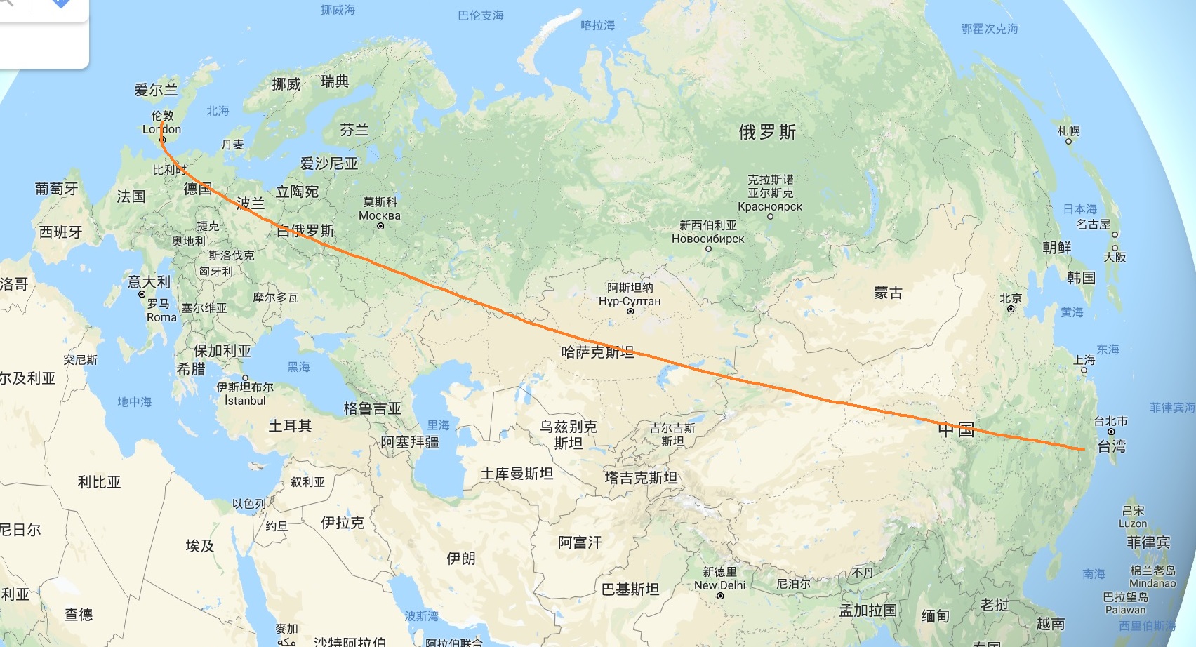 偷渡大致路线