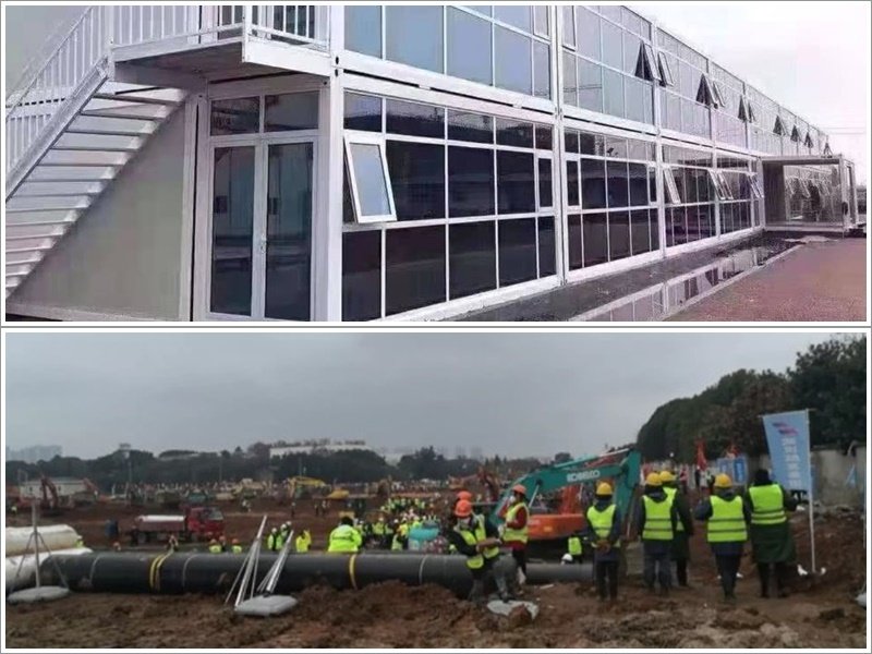中国收治武汉肺炎 兴建医院仅用16小时完工