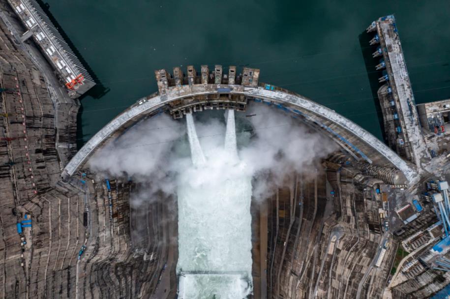 世界在建规模最大水电站——中国白鹤滩水电站