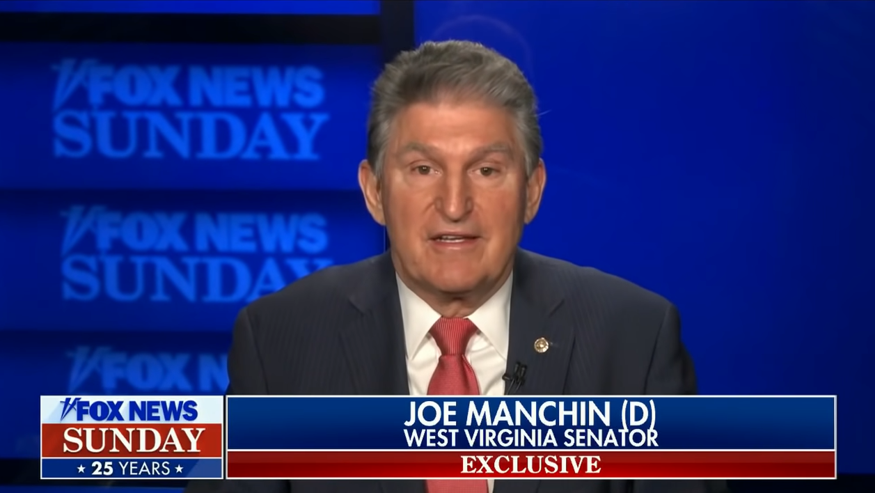 曼钦（Joe Manchin）不同意“重建美好法案”（Build Back Better Act）