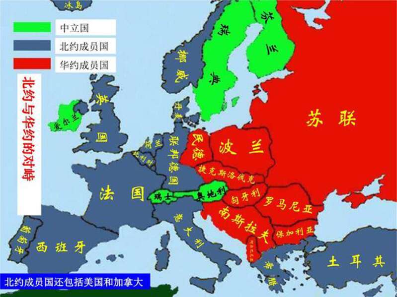 苏联与西方两大阵营