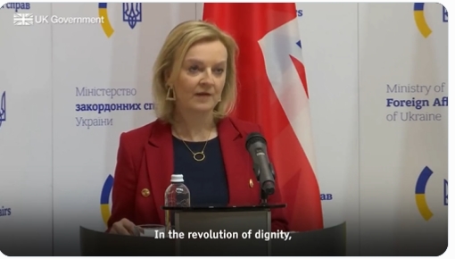 英国外交大臣特拉斯（Liz Truss）