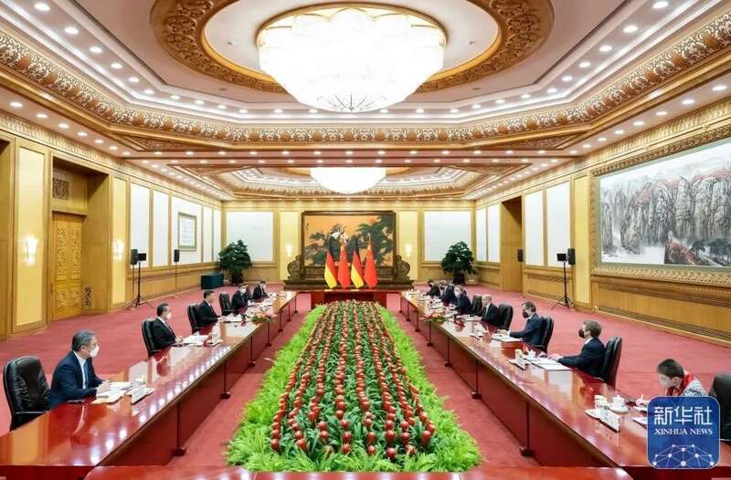 德国总理朔尔茨访华