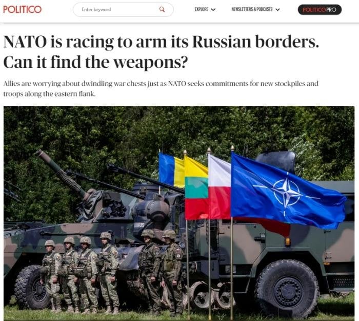 北约正考虑在与俄接壤边境部署多达30万军队