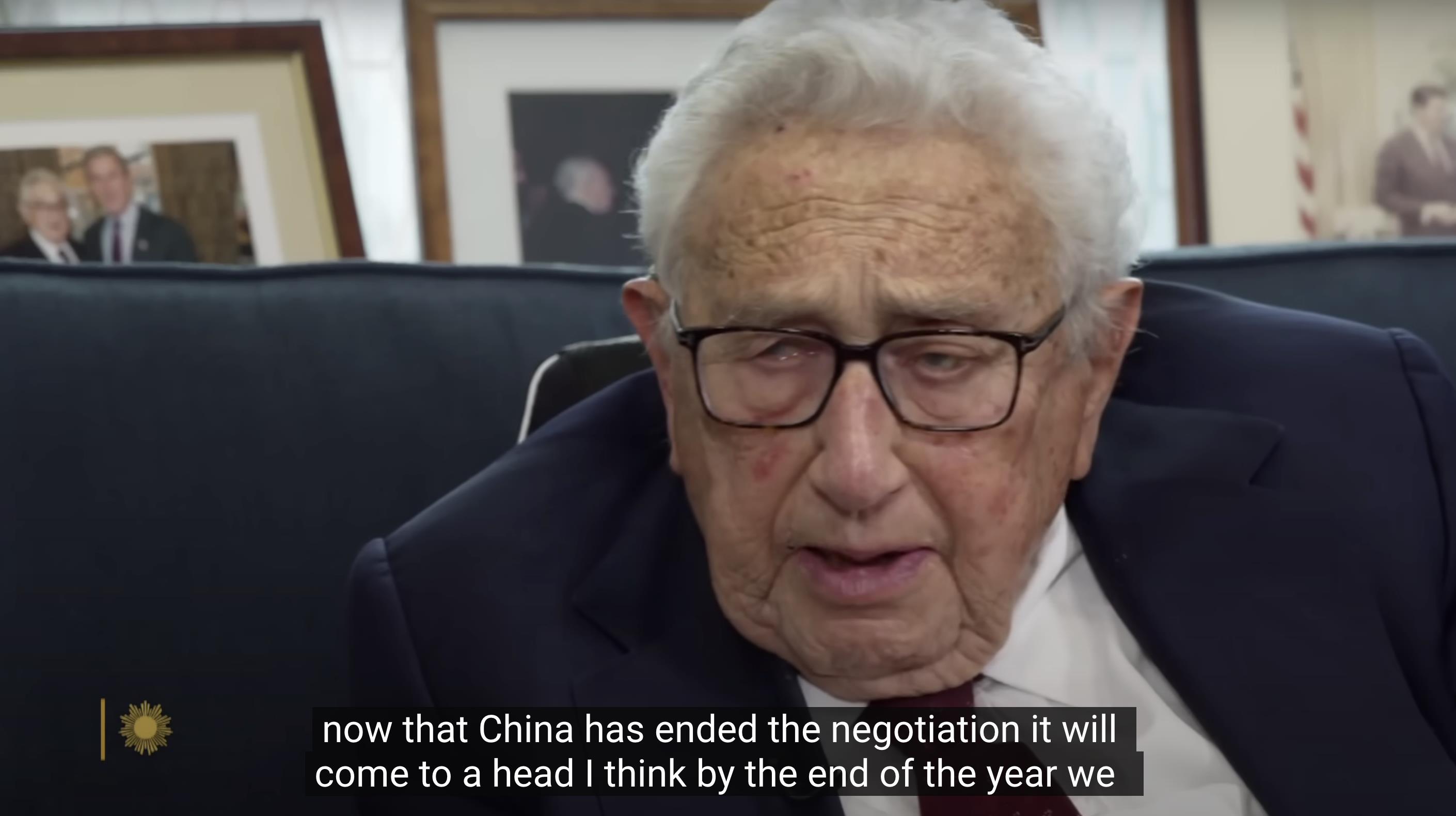 美国前国务卿基辛格认为，由于中国介入俄乌战争斡旋，双方年底前可望开启和谈。 ...