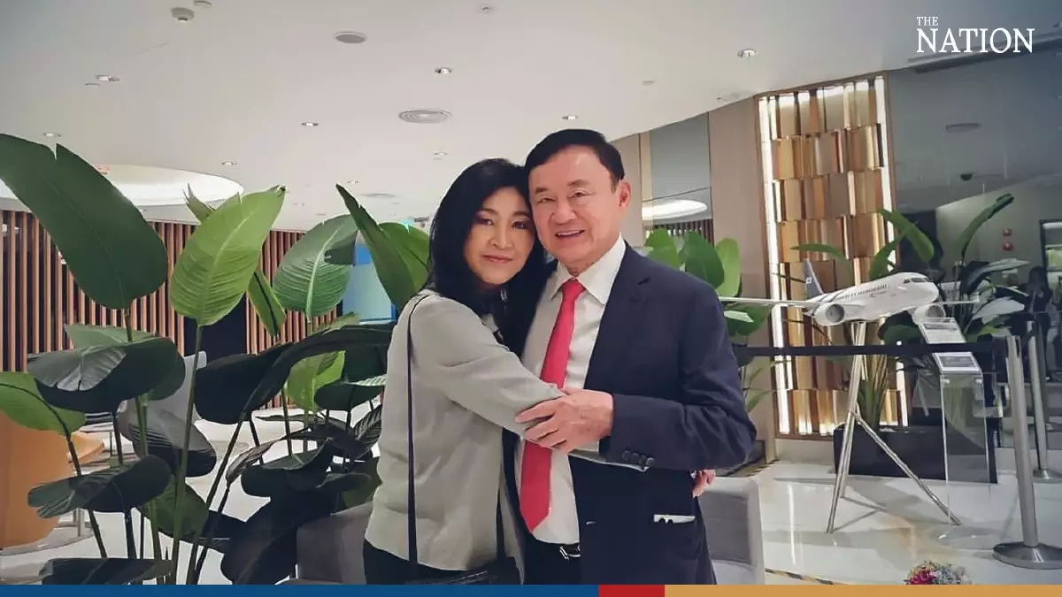 前总理英拉·西那瓦祝愿她的哥哥他信平安返回泰国