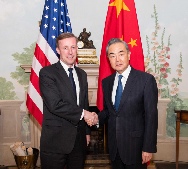 王毅会见美国总统国家安全事务助理沙利文