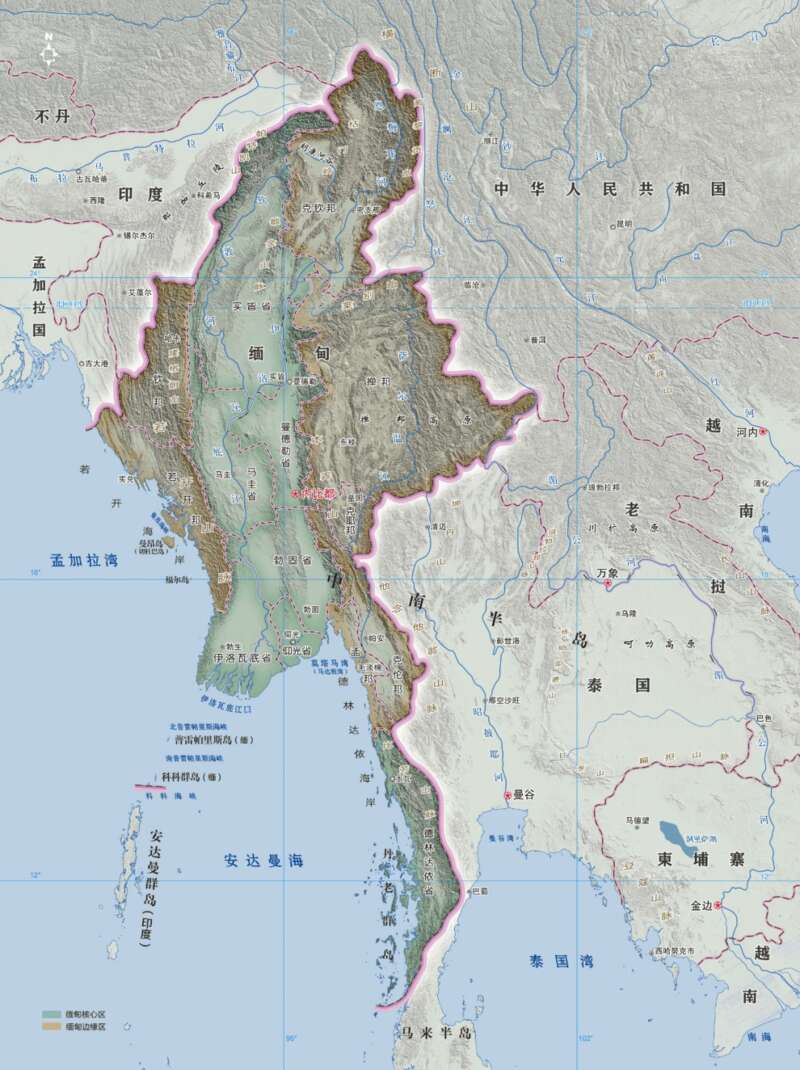 缅北交通闭塞，山地复杂