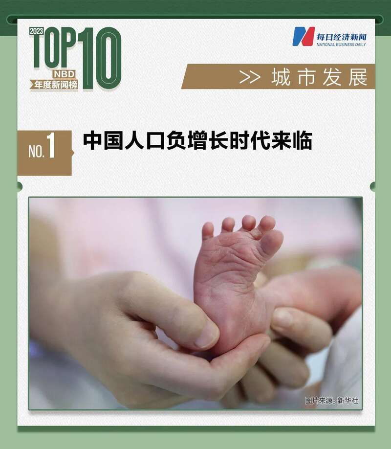 中国人口负增长时代来临