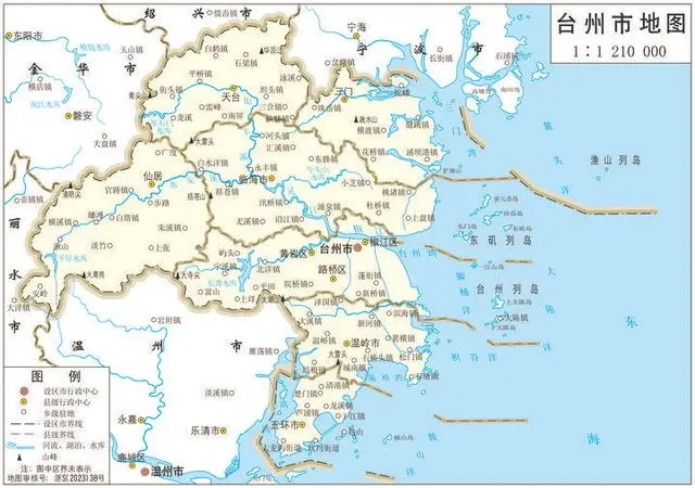 台州市地图