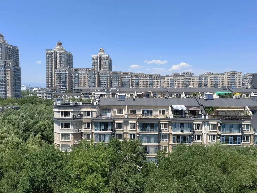 胡泉从自家楼上拍到的天通苑