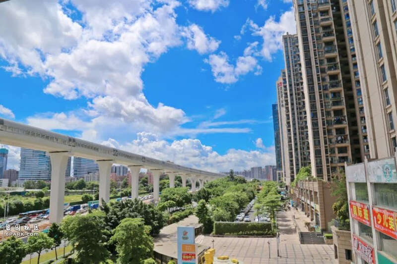 深圳地铁6号线高架桥段