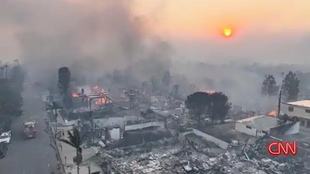南加州洛杉矶地区山火仍在肆虐