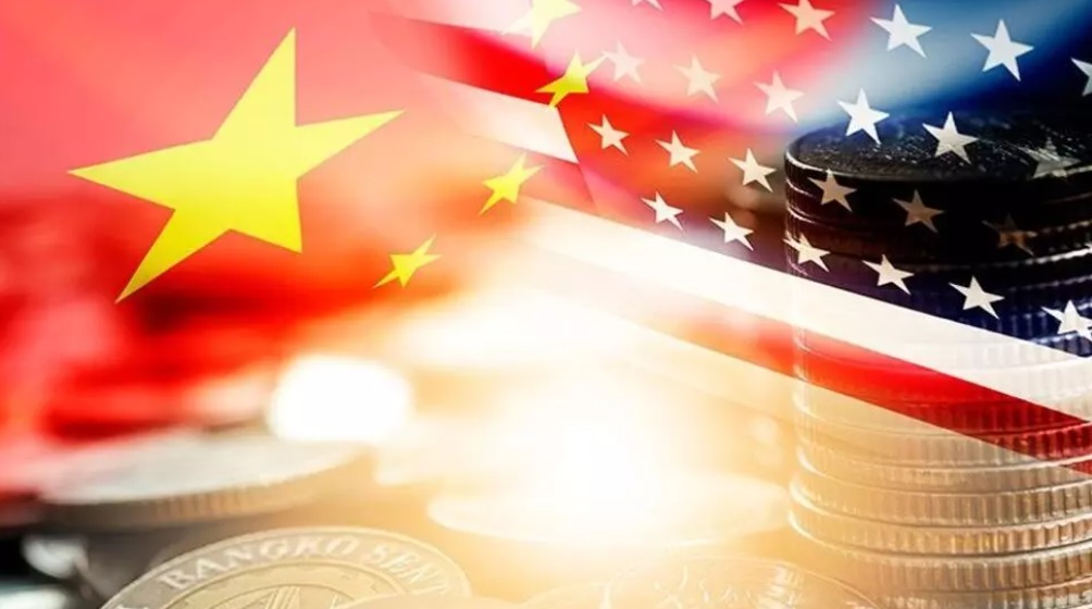 中美国旗