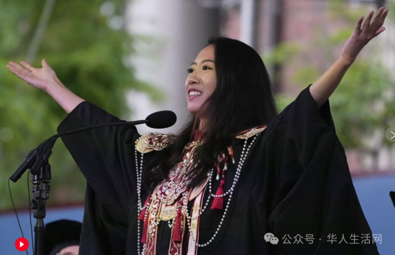中国女留学生的哈佛毕业演讲