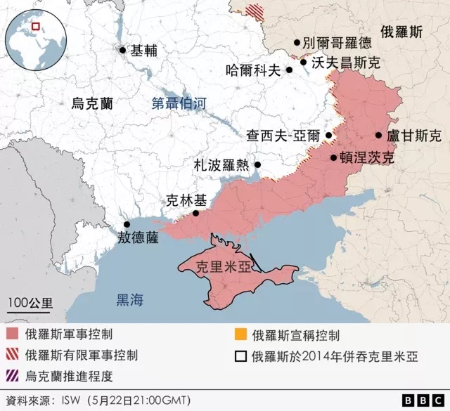 俄乌战争交战前线