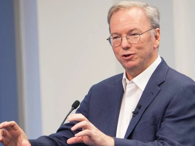 谷歌前首席执行官、科技界杰出人物埃里克·施密特 （Eric Schmidt） 
