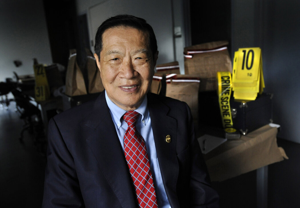 2011年，李昌钰在康涅狄格州纽黑文大学