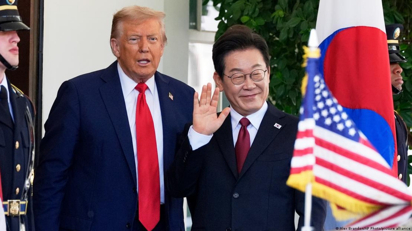 李在明与特朗普